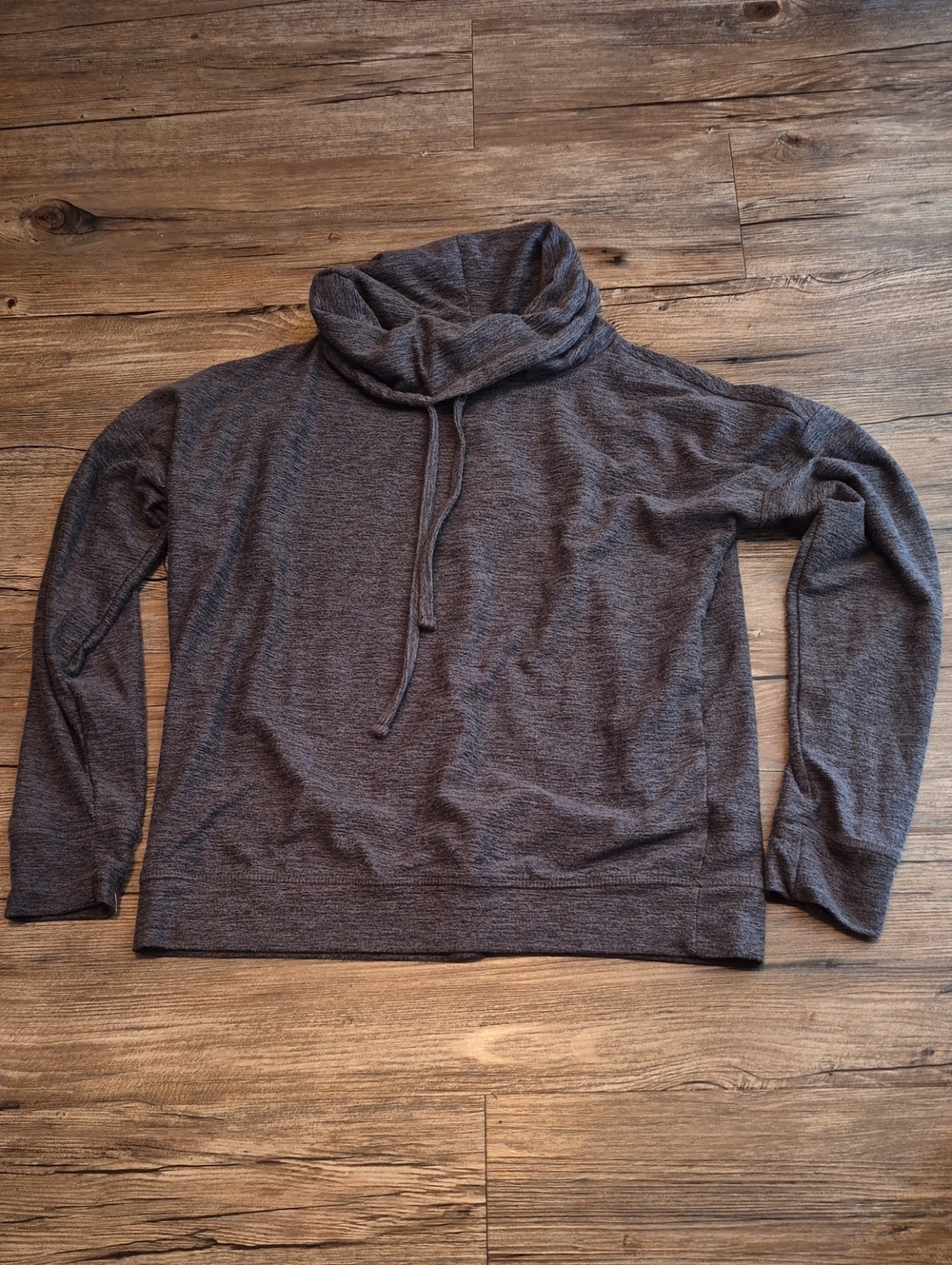 Maurices Charcoal Gray Cowl Neck Pullover Sweater - Super Soft